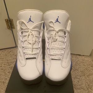 Jordan Retro 13 white and hyper blue